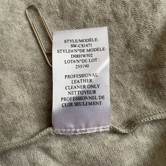 Helmut Lang Wool and Leather Sweater - Picture 11 of 11